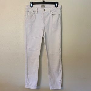 White J. Crew Lookout High Rise Skinny Jean